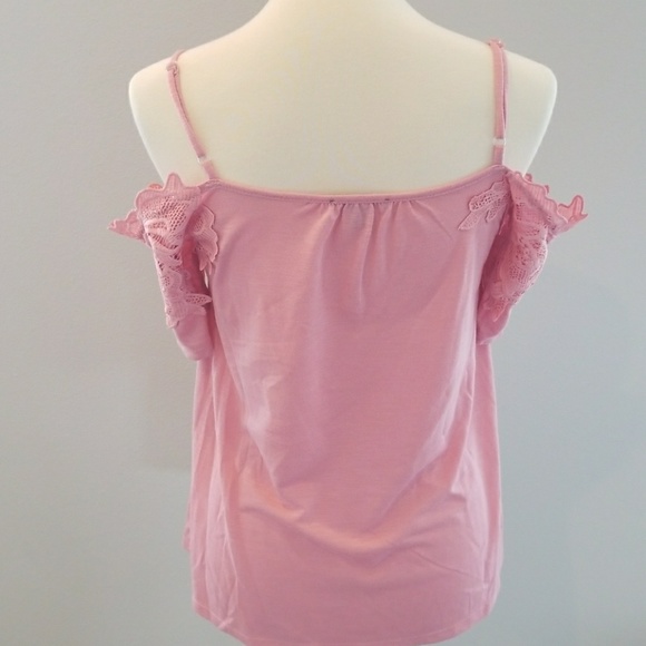 Pink Off-The-Shoulder Top - Picture 3 of 4